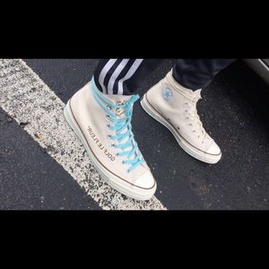 Golf Le Fleur x Converse Creme High Tops